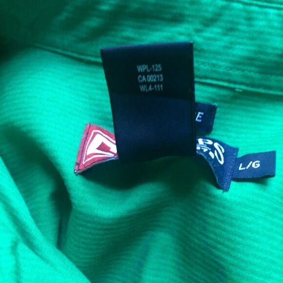 CHAPS DRESS SHIRT, Green XL - Picture 4 of 4